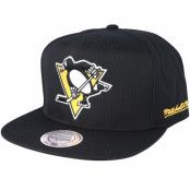 Mitchell&Ness - NHL Svart snapback Keps - Pittsburgh Penguins Riptop Honeycomb Black Snapback @ Hatstore