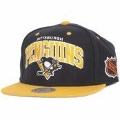 Mitchell&Ness - NHL Svart snapback Keps - Pittsburgh Penguins Team Arch @ Hatstore