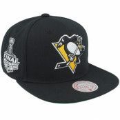 Mitchell&Ness - NHL Svart snapback Keps - Pittsburgh Penguins Top Spot Black Snapback @ Hatstore