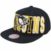 Mitchell&Ness - NHL Svart snapback Keps - Pittsburgh Penguins Varsity Bust Vintage Black Snapback @ Hatstore