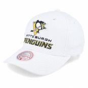 Mitchell&Ness - NHL Vit adjustable Keps - Pittsburgh Penguins All In Pro White Adjustable @ Hatstore