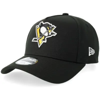 New Era - NHL Svart adjustable Keps - Kids Hatstore Exclusive x Pittsburgh Penguins 9FORTY Black A-frame Adjustable @ Hatstore