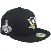 New Era - NHL Svart fitted Keps - Hatstore Exclusive x Pittsburgh Penguins Stanley Cup Champions 17 59FIFTY Black Fitted @ Hatstore