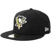 New Era - NHL Svart fitted Keps - Pittsburgh Penguins 59FIFTY Black/White Fitted @ Hatstore