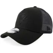 New Era - NHL Svart trucker Keps - Hatstore Exclusive x Pittsburgh Penguins 9FORTY Black A-frame Trucker @ Hatstore