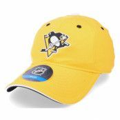 Outerstuff - NHL Gul adjustable Keps - Kids Pittsburgh Penguins Fashion Logo Slouch Yellow Dad Cap @ Hatstore