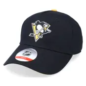 Outerstuff - NHL Svart adjustable Keps - Kids Pittsburgh Penguins Precurved A-Frame Black Adjustable @ Hatstore