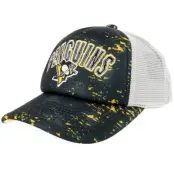 Outerstuff - NHL Svart trucker Keps -"Kids Pittsburgh Penguins Top Player""Urgh Black/Grey A-frame Trucker"@ Hatstore