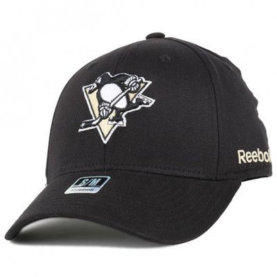 Reebok - NHL Svart flexfit Keps - Pittsburgh Penguins BL Black Flexfit @ Hatstore