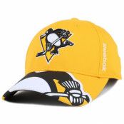 Keps Pittsburgh Penguins Bonded Logo Adjustable - Reebok - Gul Reglerbar