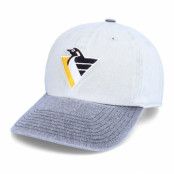 Twins Enterprise - NHL Grå unconstructed Keps - Pittsburgh Penguins Old School NHL Vintage Grey/Black Dad Cap @ Hatstore