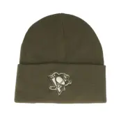 Mitchell&Ness - NHL Grön cuff Beanie - Pittsburgh Penguins Fashion Basic Knit Olive Cuff @ Hatstore