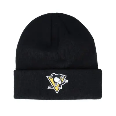 Outerstuff - NHL Svart cuff Beanie - Kids Pittsburgh Penguins Knit Black Cuff @ Hatstore