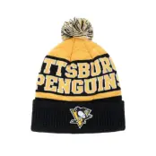 Outerstuff - NHL Svart pom Beanie - Kids Pittsburgh Penguins NHL Beanie Black/Yellow Pom @ Hatstore