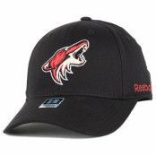 Reebok - NHL Svart flexfit Keps - Arizona Coyotes BL Black Flexfit @ Hatstore