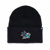 47 Brand - NHL Svart cuff Beanie - San Jose Sharks Haymaker Black Cuff @ Hatstore