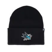 47 Brand - NHL Svart cuff Beanie - San Jose Sharks Haymaker Black Cuff @ Hatstore