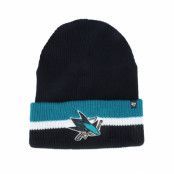 47 Brand - NHL Svart cuff Beanie - San Jose Sharks NHL Split 47 Knit Sjs Black Cuff @ Hatstore