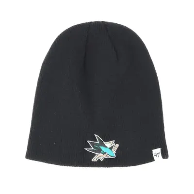 47 Brand - NHL Svart traditionalbeanie Beanie - San Jose Sharks Black Beanie @ Hatstore