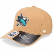 47 Brand - NHL Beige adjustable Keps - San Jose Sharks NHL Cold Zone MVP Dp Camel Adjustable @ Hatstore