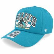 47 Brand - NHL Blå adjustable Keps - San Jose Sharks NHL Laurel Captain Dtr Dark Teal Adjustable @ Hatstore