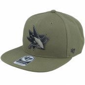 47 Brand - NHL Grön snapback Keps - San Jose Sharks NHL  Camo'47 Cap Sandalwood Snapback @ Hatstore