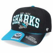 47 Brand - NHL Svart adjustable Keps - San Jose Sharks McCaw Mvp DP Black/Petrol Adjustable @ Hatstore