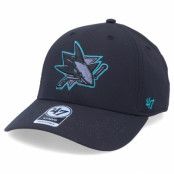 47 Brand - NHL Svart adjustable Keps - San Jose Sharks Mvp Momentum Black/Blue Adjustable @ Hatstore