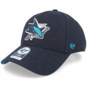 47 Brand - NHL Svart adjustable Keps - San Jose Sharks NHL Ballpark MVP Black Adjustable @ Hatstore