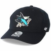 47 Brand - NHL Svart flexfit Keps - San Jose Sharks Contender 2 Black Flexfit @ Hatstore