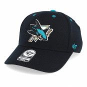 47 Brand - NHL Svart flexfit Keps - San Jose Sharks Kickoff 47 Contender Wool Black Flexfit @ Hatstore