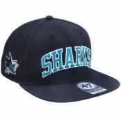 47 Brand - NHL Svart snapback Keps - San Jose Sharks Kingswood Captain Black Snapback @ Hatstore