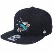 47 Brand - NHL Svart snapback Keps - San Jose Sharks No Shot 47 Captain Black Snapback @ Hatstore