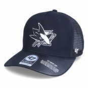 47 Brand - NHL Svart trucker Keps - San Jose Sharks Level Mesh Mvp Dv Black Trucker @ Hatstore