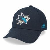 Adidas - NHL Svart adjustable Keps - San Jose Sharks NHL Wool Struct. Black Adjustable @ Hatstore