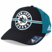 Adidas - NHL Svart adjustable Keps - San Jose Sharks Strucured Black/Teal Adjustable @ Hatstore