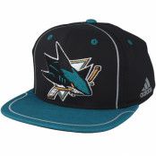 Adidas - NHL Svart snapback Keps - San Jose Sharks Bravo Black/Teal Snapback @ Hatstore