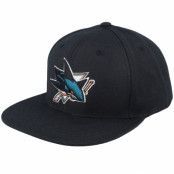 American Needle - NHL Svart snapback Keps - San Jose Sharks 400 Series Black Snapback @ Hatstore