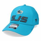 Fanatics - NHL Blå adjustable Keps - San Jose Sharks Locker Room Active Blue Adjustable @ Hatstore