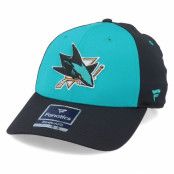 Fanatics - NHL Blå flexfit Keps - San Jose Sharks Iconic Defender Active Blue/Black Flexfit @ Hatstore