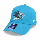 Fanatics - NHL Blå flexfit Keps - San Jose Sharks Primary Logo Core Flex Fit Fitted Teal Flexfit @ Hatstore