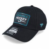 Fanatics - NHL Svart adjustable Keps - San Jose Sharks Authentic Pro Prime Graphic Black/Aviator Blue Adjustable @ Hatstore