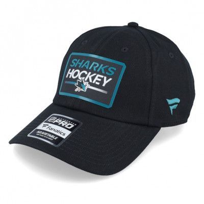 Fanatics - NHL Svart adjustable Keps - San Jose Sharks Authentic Pro Prime Graphic Black/Aviator Blue Adjustable @ Hatstore
