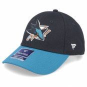 Fanatics - NHL Svart adjustable Keps - San Jose Sharks Core Black/Active Blue Adjustable @ Hatstore