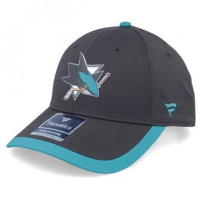 Fanatics - NHL Svart adjustable Keps - San Jose Sharks Defender Black/Active Blue Adjustable @ Hatstore