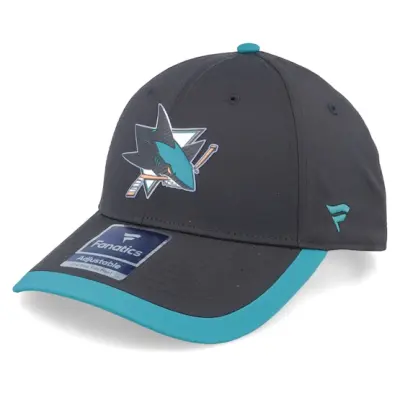 Fanatics - NHL Svart adjustable Keps - San Jose Sharks Defender Black/Active Blue Adjustable @ Hatstore