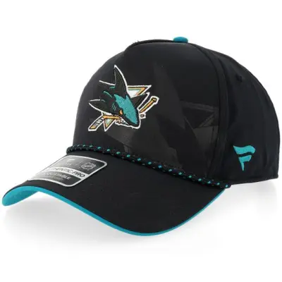 Fanatics - NHL Svart adjustable Keps - San Jose Sharks Draft 1 Black/Blue A-Frame Adjustable @ Hatstore