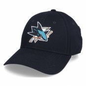 Fanatics - NHL Svart adjustable Keps - San Jose Sharks Value Core Black Adjustable @ Hatstore