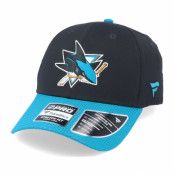 Fanatics - NHL Svart flexfit Keps - San Jose Sharks Draft Structured Stretch @ Hatstore