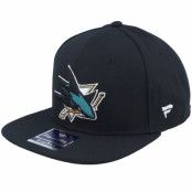 Fanatics - NHL Svart snapback Keps -"San Jose Sharks Core Black Snapback"@ Hatstore